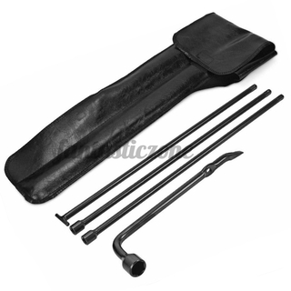 【Ready Stock】Spare Tire Jack Tool Lug Wrench Kit With PU Leather Case For Nissan Frontier 05-14 (1)