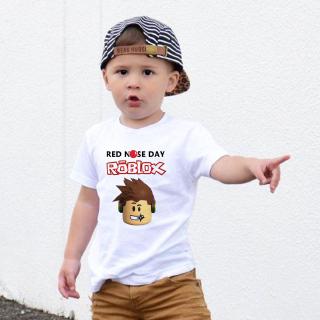 ROBLOX Cartoon Printed Children's T-shirt Toddler Kid Baby Girl Boy Clothes Kids Short Sleeves Children Tee Tops Clothes