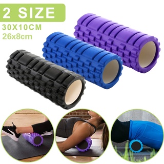 30cm Yoga Column Gym Fitness Foam Roller Pilates Yoga Muscle Massage Roller Exercise Back Soft Yoga Block Drop Shipping