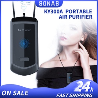 KY300A Personal Mini Portable Air Purifier Hanging Necklace with 120 million Negative Ion