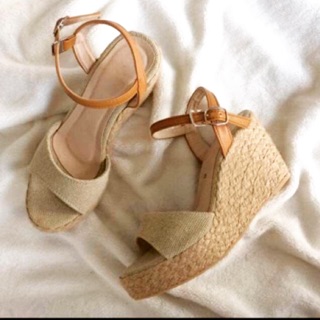 ✨abaca wedges sandals liliw made