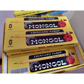 12 pieces 1box Medium Mongol Pencil #2