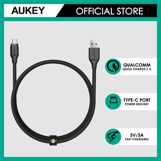 Aukey CB-AC2 Braided Nylon USB-A 3.1 to USB-C 2m