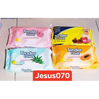 Tender Love CLEANSING WIPES 80'S and BABY WIPES for DAILY USE AND TRAVEL - UniCare Hygenic