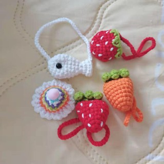 Petown Gold Bear Hamster Hat Crochet Happiness Custom Pet Pet Pepper Bear Small Hat Bag (7)