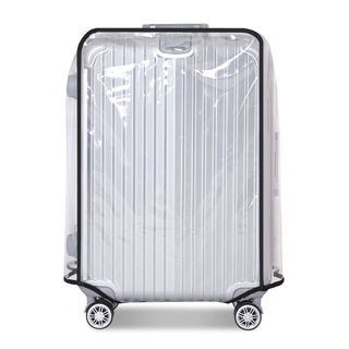 【BEST SELLER】 kaka-Waterproof Transparent Clear PVC Luggage Cover Suitcase Carrier Protector