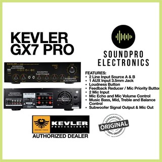 【Available】ORIGINAL Kevler GX7PRO High Power Videoke Amplifier 800W x 2
