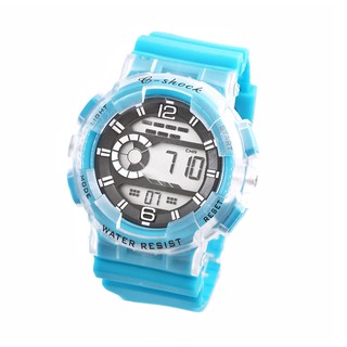 [TIMEMALL] Sport waterproof clear jelly case digital swimming watch#GS906 (8)