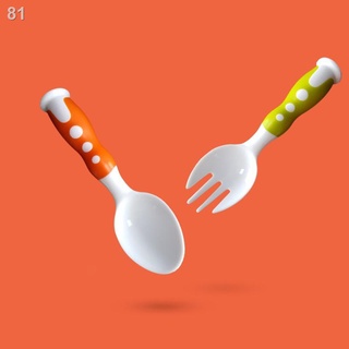 ℡❁Flexible Baby Children Fork Spoon Set (2 Pcs)