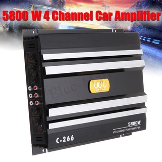 5800W Watt 4 Channel DC 12V Car Amplifier Stereo Power Amp For Subwoofer