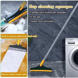 【COD】2 in 1 Adjustable Bathroom Long Handle Brush Bristles Floor Ceramic Tile Scrub Toilet Bath Cleaning Tool