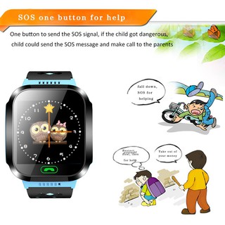 Kids Wristwatch Touch Screen GPRS Locator Tracker Anti-Lost Smartwatch