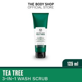 perfume、body wash、hand sanitizer The Body Shop Tea Tree 3-in-1 Wash Scrub Mask (125ml)