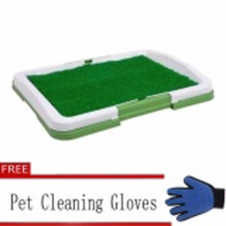 Dog Potty Trainer with free Magic Cleaning Brush Glove Gentle Efficient Pet Dog Massage Grooming Gr0