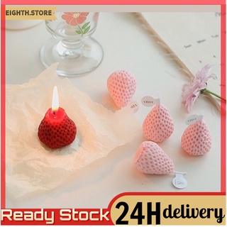 Strawberry Scented Candle Gift Set Soy Wax Candle Birthday Souvenir Strawberry Scented Candle