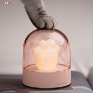 outdoor Creative night light cat paw light music box USB charging built-in light outdoor