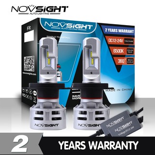 2PCS Novsight LED H4 Car LED Headlight Bulbs 60W 10000LM Automobile Headlamp Fog Lights 12V 24V