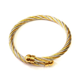 Stainless Gold Plated Bangles for adult