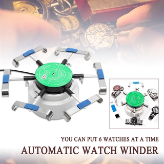 220V Automatic Watch Repair Tools 6 Arms automatic Watch Winder,Watch Tester Tools,Cyclotest Watch Winder For watchmaker Test
