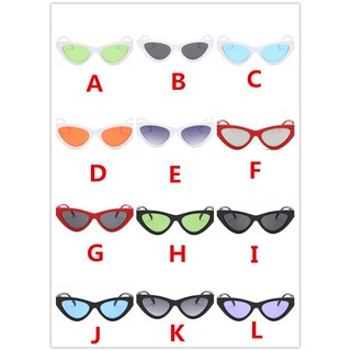 Fashion Europe Retro Triangle Cat's Eye Small Frame Sunglasses (8)