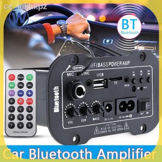 ♂✵【Ready stock】 Bass Power Amplifier 220V 12V 24V Bluetooth Hi-Fi AMP Mini Car T5【weer】