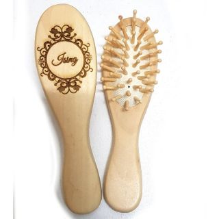 LASER ENGRAVED Personalized SMALL HAIRBRUSH