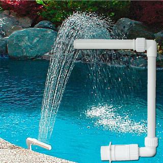 ♥♡yunkan♥♡Pool Fountain Adjustable Durable Swimming Waterfall Fountain Water Pools Decoration