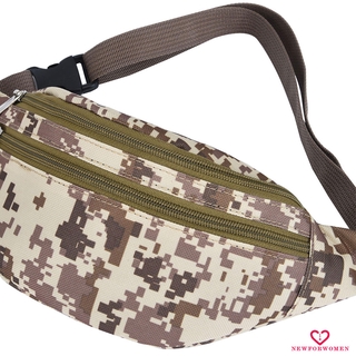 NFW-Fanny Pack, Large Capacity Camouflage Print Waist Hip Bag with Adjustable Belt (8)