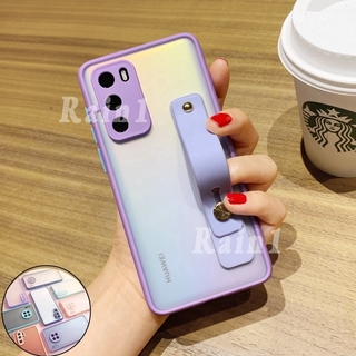 Huawei Y6P 2020 Nova 7i 5T 3i 7SE P20 P30 Pro Y9 Prime Y9s Lens Protection Acrylic Matte Phone Case Camera Protector With Holder