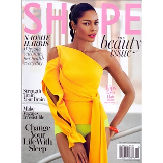 English version of beauty magazine shape fitness magazine American version October 2019