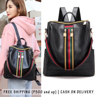 Korean Backpack Shoulder bag Double Use