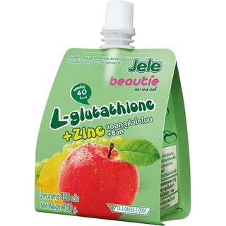 ✳️ JELE BEAUTIE APPLE JUICE DRINK, L-Glutathione + Zinc,1 BOX 36 PCS ( Product of Thailand )