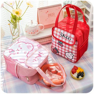 ≈￠Original portable lunch bag heat preservation with rice for lunch bag pocket hand to carry office