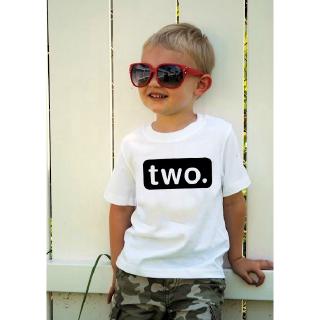 2nd Birthday Shirt Boy 2 Year Old Outfit Second T-Shirt Party Casual Clothes Brothers Tshirts Wear