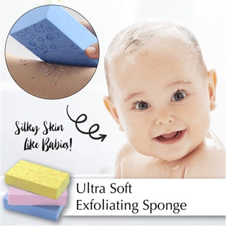 Lazar Furniture Scrubber Baby Bath Sponge Massager Cleaning Shower Clay Cotton Body Scrub for baby