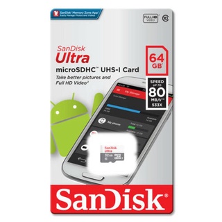 ✷♙❧Sandisk Ultra 80mb/s MicroSD UHS-I Memory Card - 1 Year Warranty