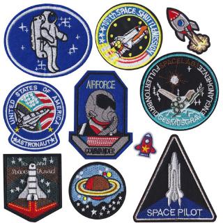 Nasa Astronut Space Explorer Iron On Sew On Embriodery Patch