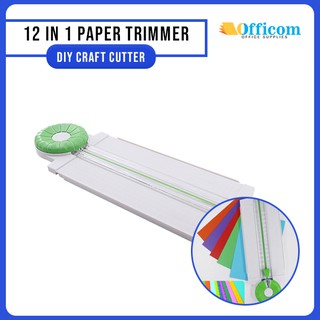 Officom 12 in 1 Portable Paper Trimmer | DIY Craft Cutter