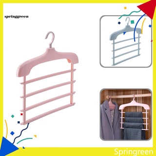 SPRI PVC Clothes Hanger Non-Slip Foldable Closet Storage Organizer Keeping Tidy for Pants