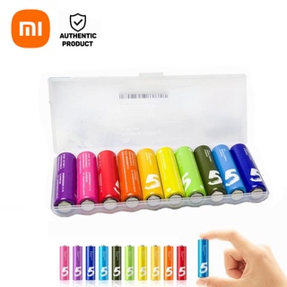 [Local Delivery] Xiaomi Rainbow Battery Double Alkaline Battery 1.5V (AA) &(AAA) Battery 10pces