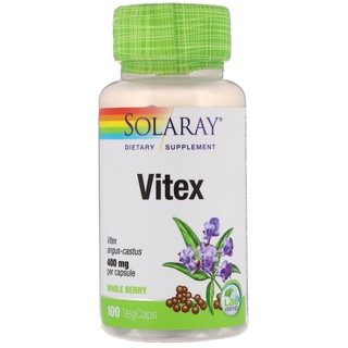 Solaray, Vitex, 400 mg, 100 VegCaps (1)