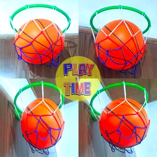 PlayTime Toys Basketball Ball with Ring