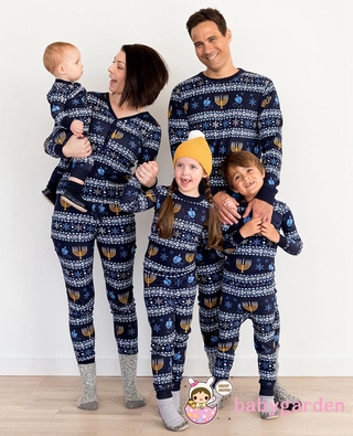 BABYGARDEN-Christmas Family Clothing Matching Pajamas Same Pattern Print Sleepwears Set for Boys Girls Men and Women