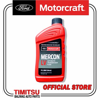 ORIGINAL FORD MOTORCRAFT MERCON LV ATF AUTOMATIC TRANSMISSION FLUID FOR FORD PART NO. 1056857 (1)