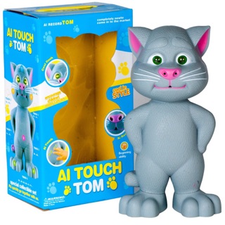 Talking Tom Mimic Voice with Responding LED Eyes battery operated