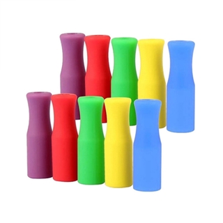 Silicone Straw Cover for Stainless Steel Straws In stock