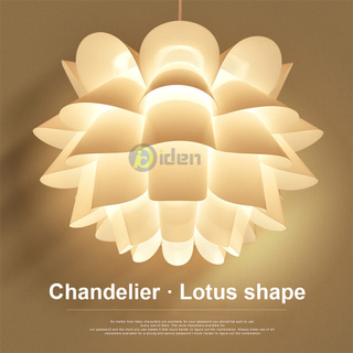 Assembly Lotus Chandelier Ceiling Pendant Lampshade DIY Puzzle Lights Lotus Flower Ceiling light