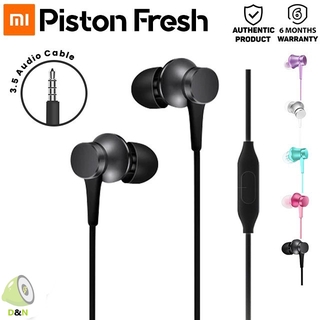 Original Xiaomi In-Ear Earphones Mic Fresh Youth Version Headphone Piston Earphone In-Ear Earbuds 3.5mm Headset