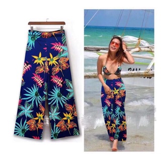 【ready stock】 Korean Floral Square pant candy pant harem pant best summer beach wear