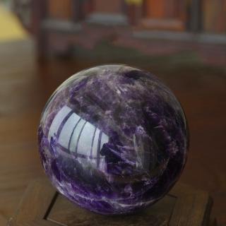 Natural Amethyst ball with fantasy Amethyst ball (3)